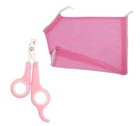 KGDUYC Accessori per la Cura delle Unghie dei Gatti,Borsa da Bagno per Gatti Domestici, Borsa da Bagno Speciale Anti-morso e AntiGraffio per Gatti, Set da 2 Pezzi