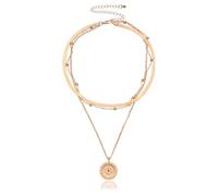 KGDUYC collana oro donna,collane,Collana Catena Serpente Oro Collana Spina Pesce Donna Girocollo Acciaio Inossidabile Catena Piatta Gioielli Catena Serpente Oro Regolabile per Donne Ragazza,punk