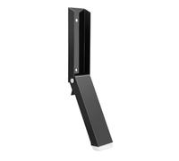 KGDUYC Fermaporte Fermaporta Fermaporta da pavimento per carichi pesanti Fermaporta in gomma One Touch in acciaio inossidabile per porte interne ed esterne Porta del balcone (Nero)