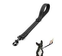 KGDUYC Guinzaglio per cani corto con manico imbottito di trazione 30 x 2,5 cm, riflettente in nylon per cani, grandi, medi e piccoli