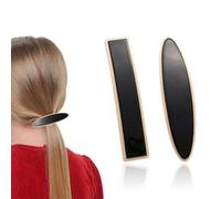 KGDUYC Pinzette per capelli Forcina classica grande primaverile adatta per capelli fini e medi Accessori per capelli da donna retrò francese (2 pezzi)