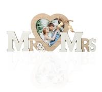 KGDUYC Regalo Matrimonio,Regalo Anniversario Matrimonio,Decorazioni per la tavola di Nozze, Regali di Nozze Vintage, Lettere in Legno per anniversari, Feste, Oggetti di Scena per Foto