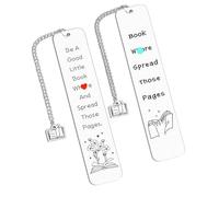 KGDUYC Segnalibri,2 pcs Auguri Segnalibri Felicità Regole Laurea Famiglie Amici Regalo ispiratore Andare all'Università Compleanno Ricordo Distanza Accompagnare Ritorno Presente Saluti Promemoria