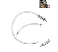 KGDUYC Set Tubo Spurgo Freni Moto Con Valvola di Non Ritorno - Kit di Strumenti per Spurgo Freni e Frizione (Chiaro)