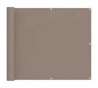 KGFHERENB Frangivista per balcone, 90 x 200 cm, moderno motivo a righe, per balcone, giardino, terrazza, protezione dal vento, tessuto Oxford, antracite, bianco