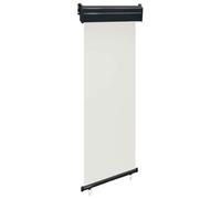 KGFHERENB Tenda da sole laterale da balcone, 65 x 250 cm, colore crema, tenda verticale per balcone e terrazza, protezione da sguardi indiscreti e antivento in poliestere, montaggio a parete e a