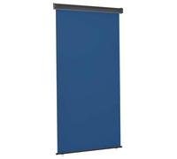 KGFHERENB Tenda da sole laterale per balcone, 125 x 250 cm, blu, tenda verticale estensibile, per balcone e terrazza, protezione da sguardi indiscreti e antivento per montaggio a parete e soffitto, in