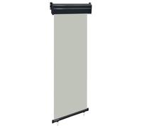 KGFHERENB Tenda da sole laterale per balcone, 65 x 250 cm, grigio, estensibile, verticale, per balcone e terrazza, protezione da vento e sole, montaggio a parete e soffitto