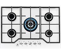 KGG7536W - Piano Cottura 5 Fuochi Gas 74 cm Bianco