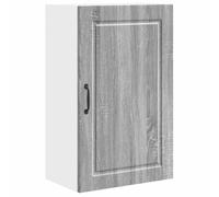 KGHFDVB Armadio da parete Porto, 50 x 31 x 80 cm, in legno Sonoma grigio | Legno con 3 ripiani e 2 ante, per cucina e interni, montaggio a parete, 16,6 kg, salvaspazio