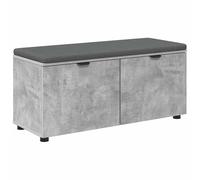 KGHFDVB Panca corridoio 100x38x46cm in legno trattato tecnicamente e | Legno e Tessuto Design Sottile Corridoio Ingresso Moderno 100x38x46 cm