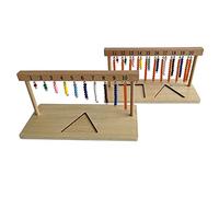 Kghios Montessori - Giocattoli matematici per bambini da 1 a 20 grucce colorate con perline Montessori Matematica, materiali educativi, strumenti