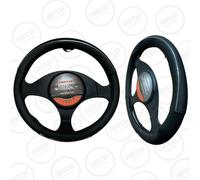 KGO COPRIVOLANTE UNIVERSALE AUTO 37-39CM INSERTI CROMO PER FIAT GRANDE PUNTO EVO
