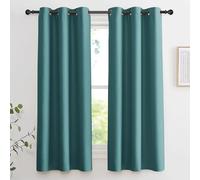 KGORGE Tende oscuranti per camera da letto, con occhielli e isolamento termico, per soggiorno, set di 2 pannelli (106 x 160 cm, verde acqua, piccoli difetti di usabilità intatti)