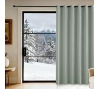KGORGE Tende per Interni Moderne Termiche con Anelli Tende Oscuranti per Salotto Moderne Curtain Cameretta Bambini 1 Pezzo L 200 x A 240 CM, Verde Salvia