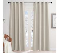 KGORGE Tende Termiche Isolanti Soggiorno Moderne 2 Pezzi L 140 x A 220 CM Curtains per Interni con Anelli Tenda Oscurante Camera da Letto Decorazione, Natura