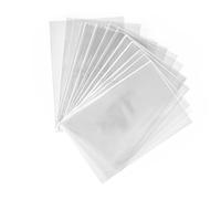 kgpack 100 Bustine Trasparenti Piccole per Confetti e Alimentari 20 x 30 cm Buste Sacchettini di Plastica per Alimenti in Cellophane Caramelle Compleanno Bambini Biscotti Sacchetti Regalo Festa