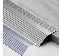 KGPGNYMYHA Striscia di Soglia di Transizione 90cm 120cm Rampa di Soglia per Porta in Metallo Modanatura di Riduttore per Pavimento di Ricambio per Poltrona da Porta D'ingresso(Dark Grey,90cm/36in)