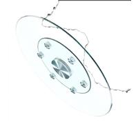 KGPGNYMYHA Vassoio Girevole Grande per Tavolo da Pranzo, Piatto Girevole Lazy Susan da 50cm 60cm 70cm 80cm 90cm Piatto da Portata Girevole per Piano di Lavoro(50cm-19.6in)