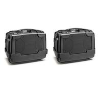 KGR46NPACK2 KAPPA SET DI 2 VALIGIE GARDA 46 LT ALTA COVER NERA OPACA