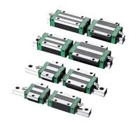 KGT HGH15 HGH20 HGH25 HGH30 L 100 200 300 400 500 600 800mm guida lineare pesante 1 pz guida lineare HG15 1 pz carrello HGH15 CNC(HGH15-CA,700mm)