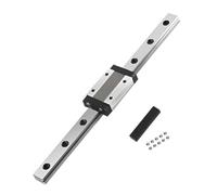 KGTCN MGN9H 300 mm di lunghezza, mini guida lineare in acciaio con 1 pezzo di alta precisione MGN9H, per stampanti 3D fai da te e macchina CNC