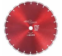 KGTKGTYER Disco da taglio diamantato Turbo 350 mm/25,4 mm per calcestruzzo | Per seghe da banco e macchine da taglio, taglio a umido o a secco, alta velocità di taglio