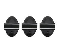 KGTKGTYER Striegel - Set di 3 strumenti per la toelettatura del pelo | Ideale per capelli sciolti, sudore e sporco, robusta struttura in acciaio, forma ovale