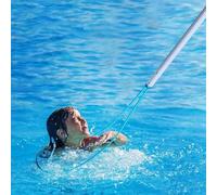 KGufHDc Scala di Corda per la Fuga Gancio di Sicurezza for Piscina Salvataggio Speciale for l'insegnamento del salvagente, Asta telescopica in Alluminio for Attrezzatura Vita