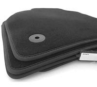 kh Teile - Tappetini per auto in velluto per Golf 8 VIII Premium, 4 pezzi, colore nero, con fissaggio