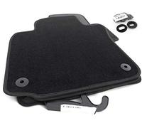 kh Teile - Tappetini per auto, modello VW Golf 5 / 6 / Scirocco, confezione da 4 pezzi, colore: nero