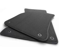 kh Teile - Tappetini per posti anteriori in velluto per auto per Audi A4 S4 RS4 (B6/B7), qualità originale, confezione da 2 pezzi, colore: nero