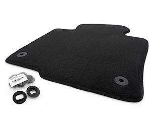 kh Teile Zerbino adatto per Passat 3C Velour Automatte di alta qualità, 1 pezzo, nero