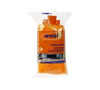 Kh7 Mocio Strisce Soft Microfibra, Arancione, 7 x 5 x 15 cm