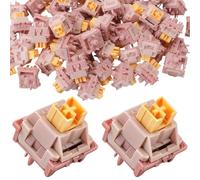 KH866 Outemu - Interruttore lineare silenzioso pre-lubrificato V2, 70 pezzi, 5 pin, 40 g, per tastiera meccanica personalizzata