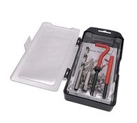 Khaco 15 pezzi M-10 x 1,25 kit di riparazione filetti Helicoil compatibile con filetti danneggiati da 10 mm