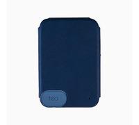 khadas Custodia in pelle Miter Tea, Compatibile con telefono magnetico o custodia magnetica per telefono, Italia Custodia in pelle PU fatta a mano (Navy)