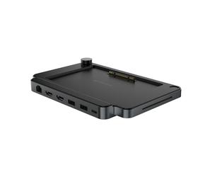 Khadas Mind Dock per modulo di espansione mentale, sistema audio integrato, scanner di impronte digitali, 9 porte I/O aggiuntive, supporta quattro display 4K/60Hz, mini computer, lettore