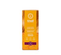 khadi BIONDO SOLE Tinta Naturale per Capelli, biondo miele fino a un biondo sole estivo e vivace, 100% vegetale, naturale e vegano, cosmetici naturali certificati, 100g