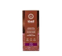 khadi caldo CASTANO CHIARO Tinta per Colore dei capelli con vivaci riflessi rossi, 100% vegetale, naturale e vegano, cosmetici certificati, 100 g