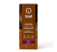 khadi CASTANO DORATO Tinta Naturale per Capelli, sfavillante castano ambrato fino a un colore dorato, luminoso e vellutato, 100% vegetale, e vegano, 100 g