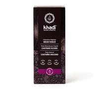 khadi CASTANO SCURO Tinta naturale per capelli - Tinta per capelli per un risultato castano scuro intenso e brillante, quasi nero - 100% naturale e vegana - 100 g
