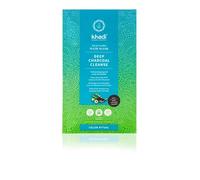 khadi DEEP CHARCOAL CLEANSE Maschera Ayurvedica per capelli - Libera i capelli e il cuoio capelluto dai residui di silicone e prodotti per lo styling - 100% naturale e vegana - 50 g