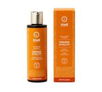 khadi ORANGE VITALITY Shampoo Elisir Ayurvedico - Vitalità e volume - Ricci definiti - Aiuta in caso di capelli grassi - 100% naturale, vegano, senza siliconi e solfati - 200 ml