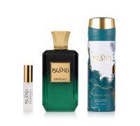 Khadlaj Island extrait de parfum 100 ml + DEO spray 200 ml + Extrait de Parfum MINI 8 ml