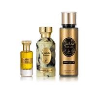 Khadlaj Nafais Sharq set Eau de Parfum 100 ml + Olio profumato 24 ml + Spray per il corpo 250 ml