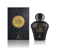 Khadlaj Perfumes Zayaan Gold Eau de Parfum Uomo 100 ml - Profumo con note di prugna, cannella e legnoso - Fragranza dolce, speziata e calda a lunga durata