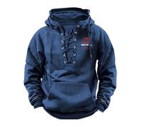 KHAFVXTP Felpa con cappuccio uomo Per S.E.N.N.A, Vestibilità comoda e moderna, perfetta per il tempo libero, Ideale per tutti i giorni, tempo libero e lavoro, zip(Blue,S)