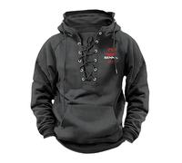 KHAFVXTP Felpa con cappuccio uomo Per S.E.N.N.A, Vestibilità comoda e moderna, perfetta per il tempo libero, Ideale per tutti i giorni, tempo libero e lavoro, zip(Grey,XL)