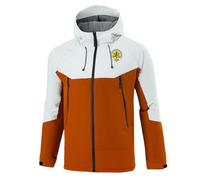 KHAFVXTP Giaccas Da Montagna Is.le of M.a.n T.T, Manteau Outdoor Blouson, Coat per Trekking e altre Attività, autunno(Orange,2XL)